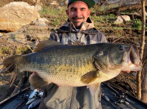 Big Bass Catch Guided By Josh Parris Fishing Guide in CA